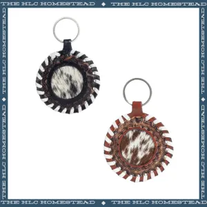 Texas Trail Hide Keychain