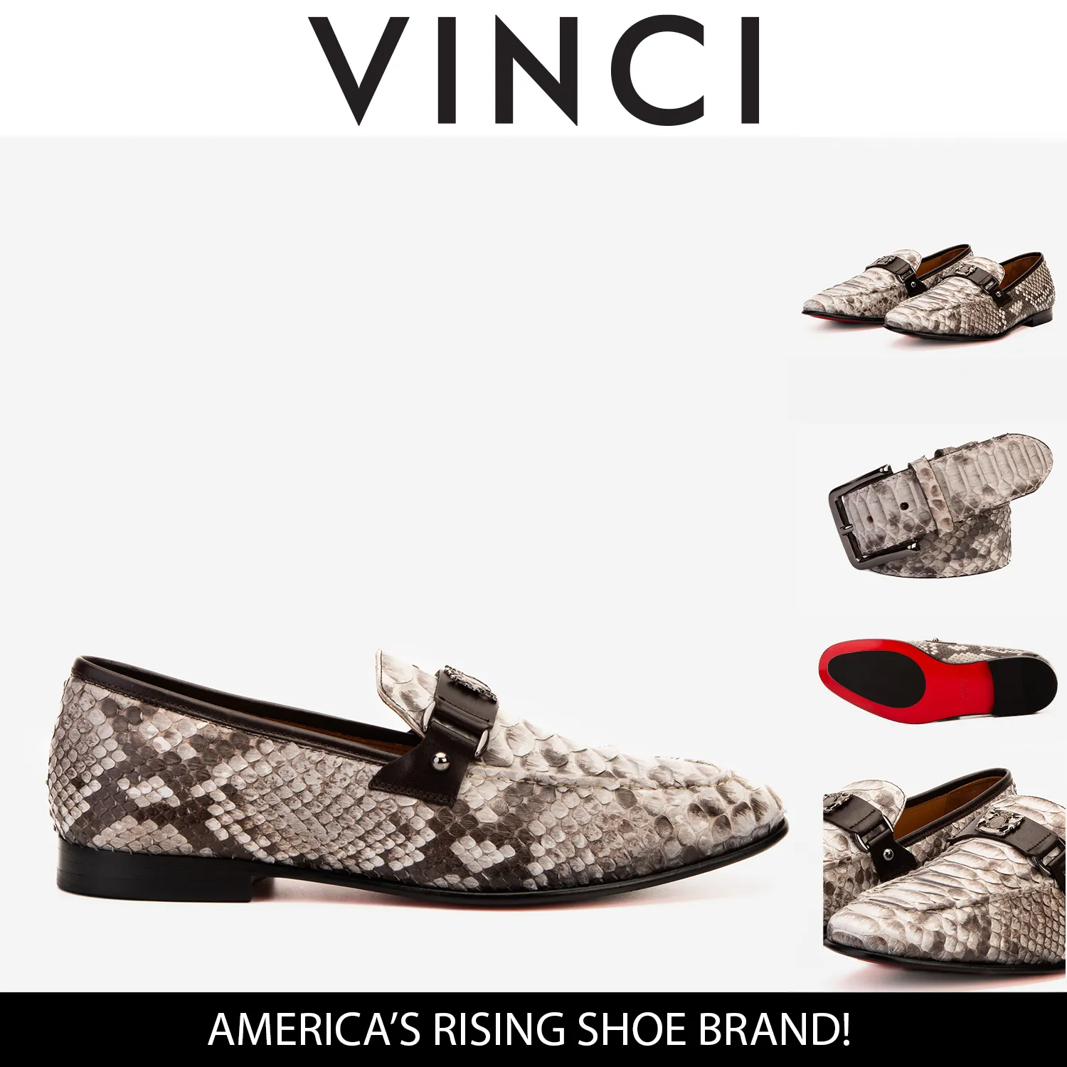 The Boss Pyth Naturel White Color Bit Loafer Men Shoe