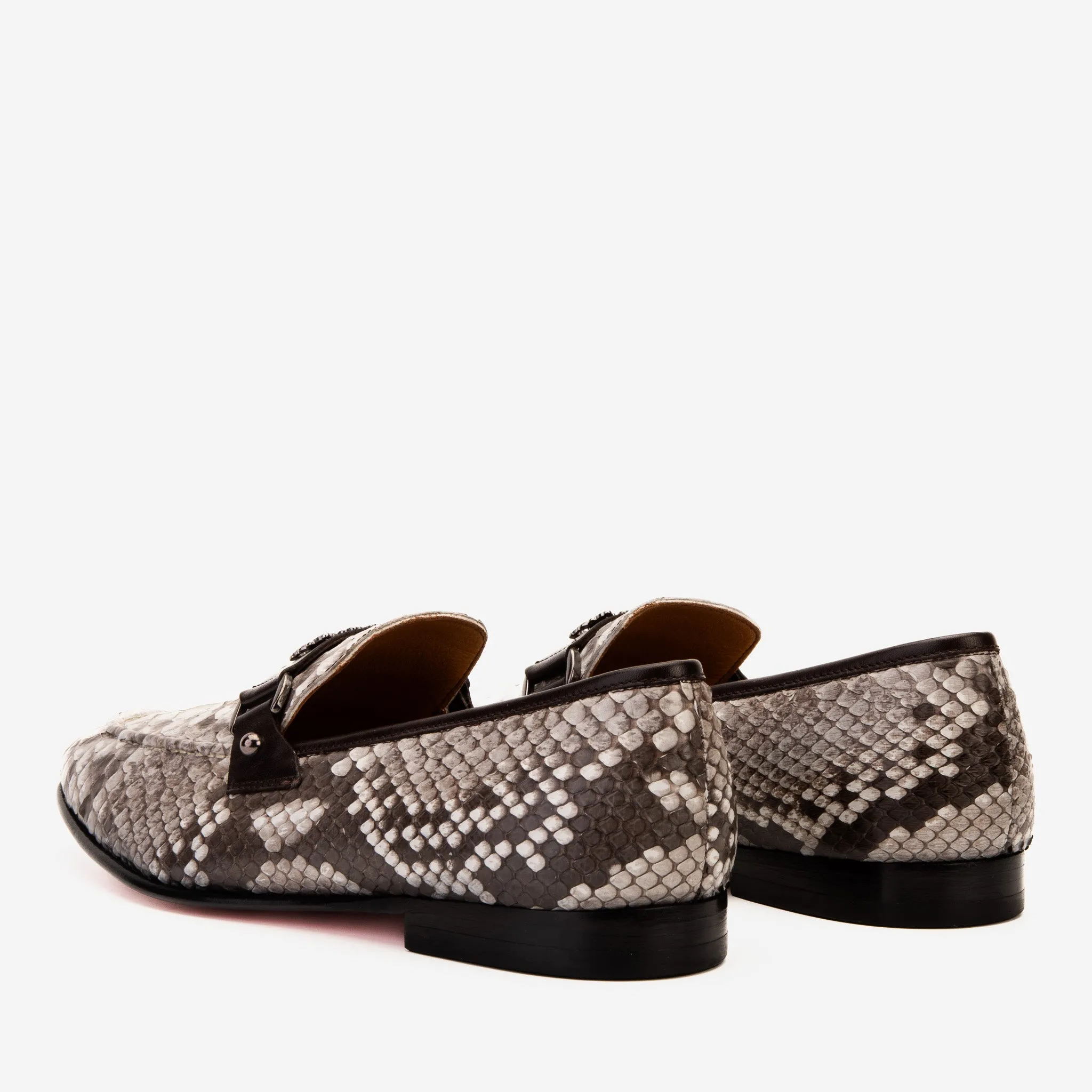 The Boss Pyth Naturel White Color Bit Loafer Men Shoe