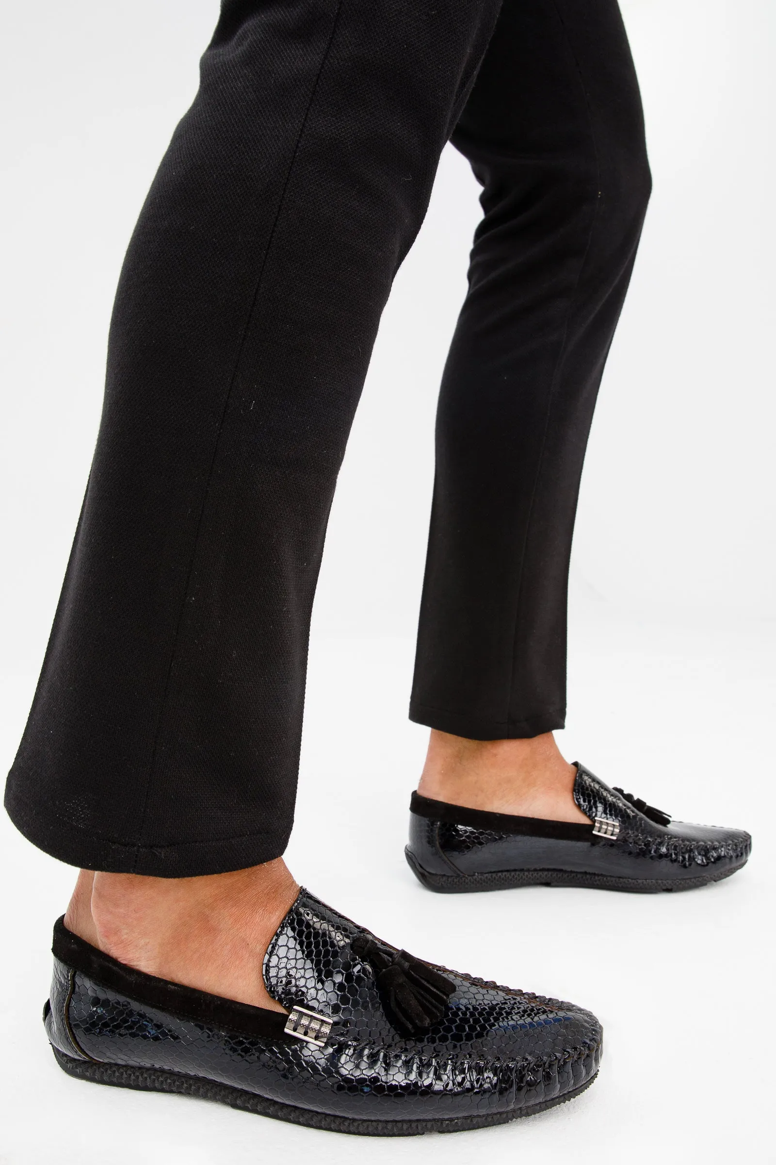 The Cordova Black Patent Leather Tassel Loafer Men Shoe  Final Sale!