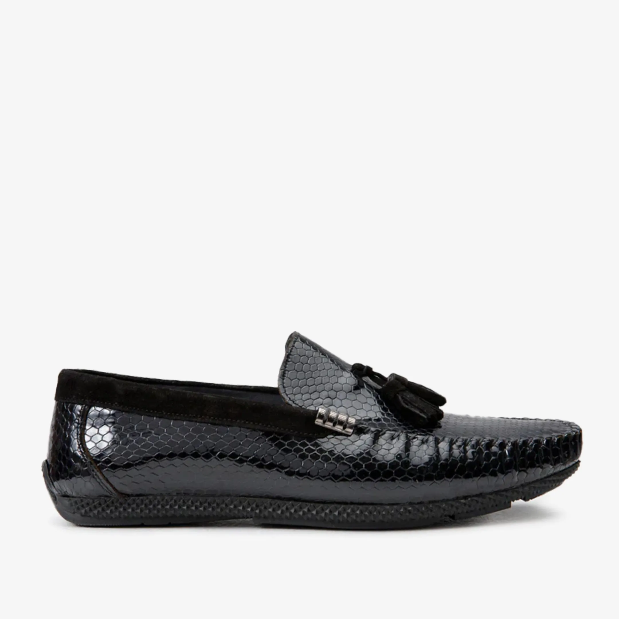 The Cordova Black Patent Leather Tassel Loafer Men Shoe  Final Sale!