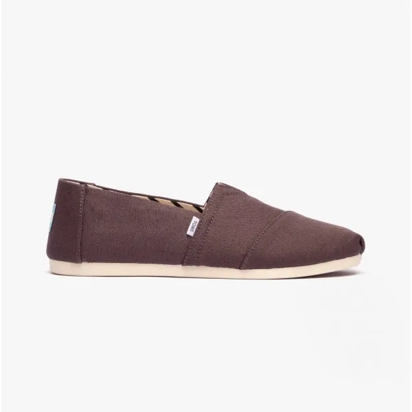 TOMS ALPARGATA Mens Canvas Espadrille Grey