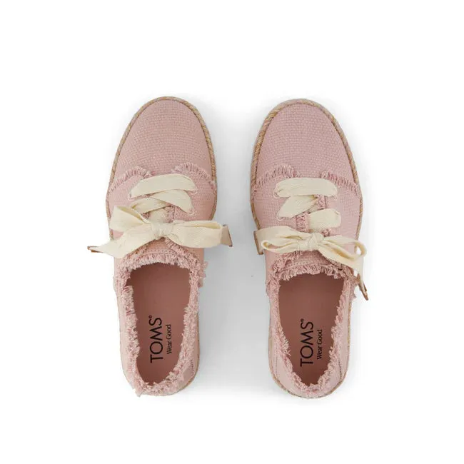 Toms | Carolina Lace-Up Espadrille | 650 rosa