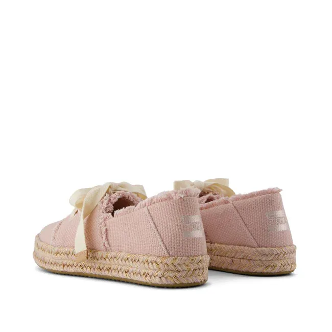 Toms | Carolina Lace-Up Espadrille | 650 rosa