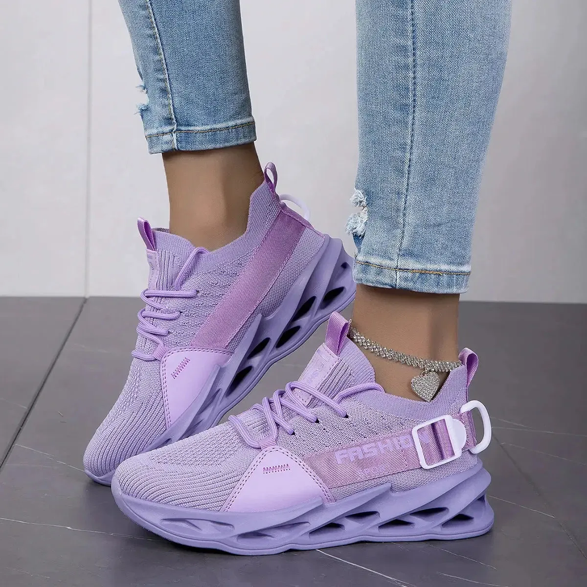 Trendy Pink Running Shoes Women Walking Sneakers Breathable Women's Sports Shoes Lightweight Women's Sneakers Outdoor