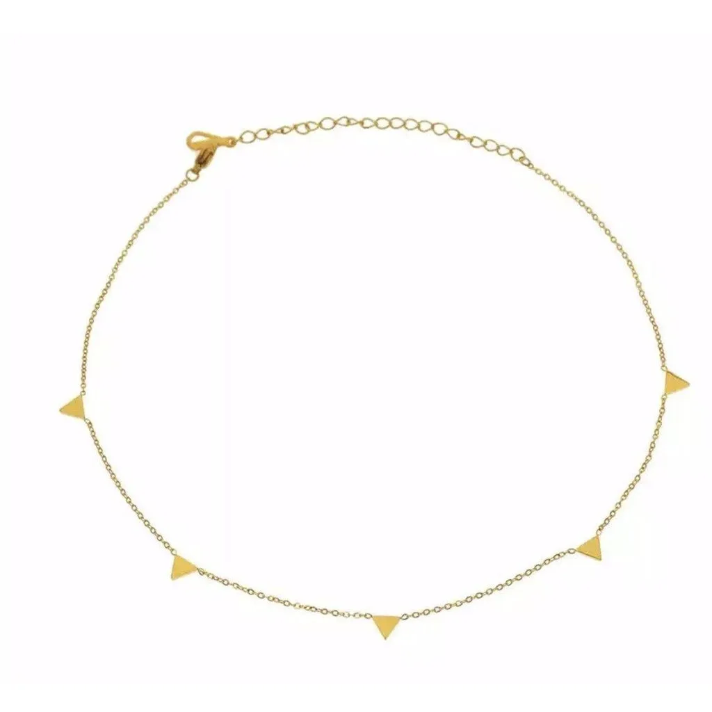 Triangle Gold Choker