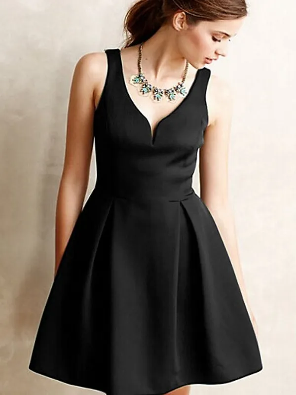 v neck grace dress