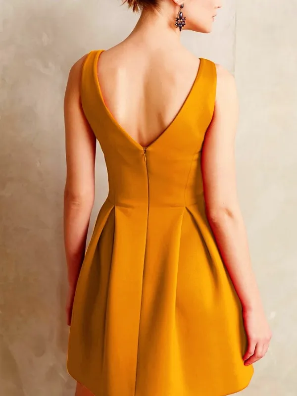 v neck grace dress