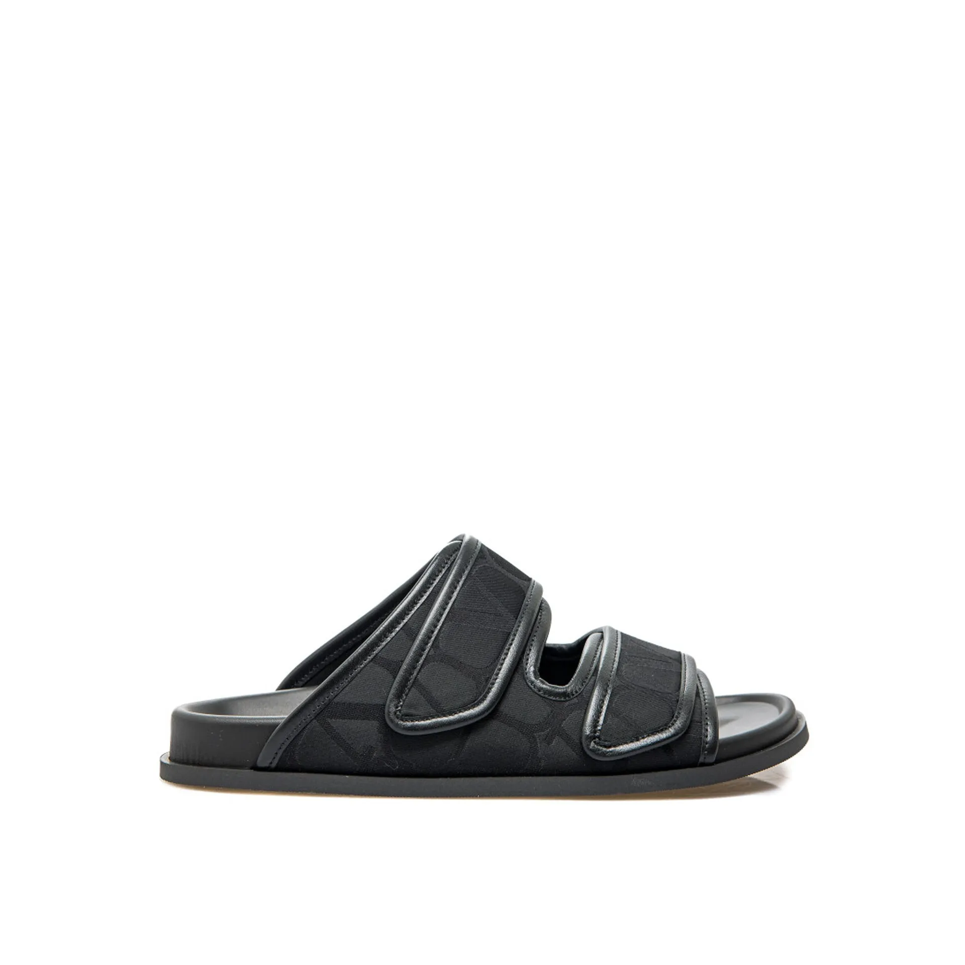VALENTINO GARAVANI Toile Iconographe Flat Sandals