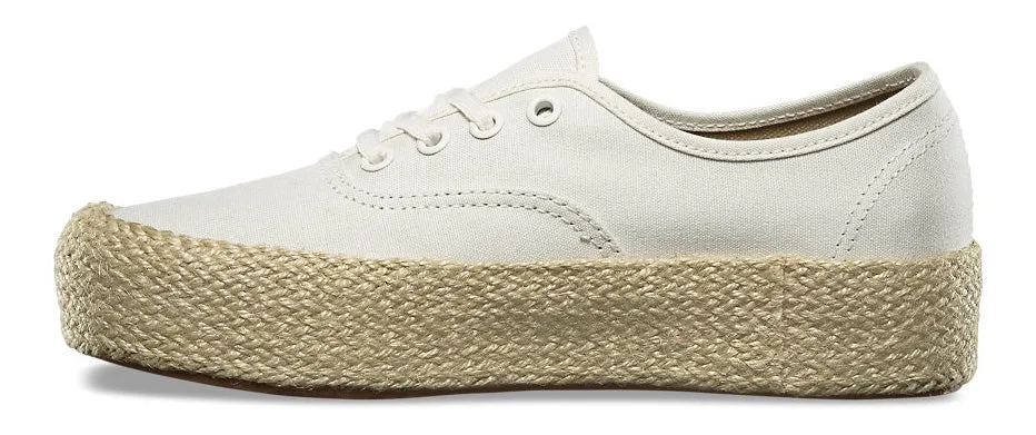 Vans Authentic Platform Espadrille Marshmellow