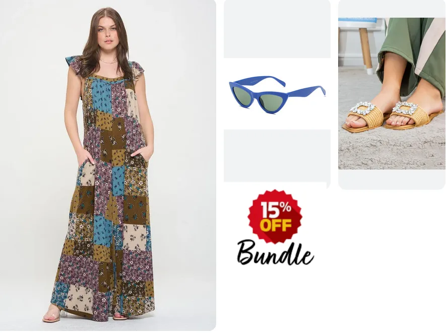 Vintage 1970's Brown Jumpsuit Bundle