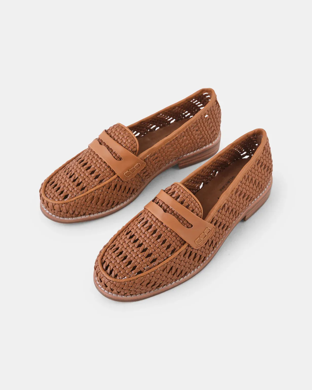 Walnut - Harlow Loafer Tan Woven