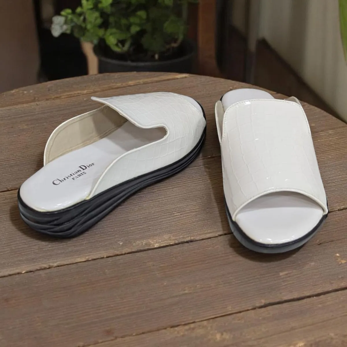 Wedges Heel With Stone Mesh Soft Sole Medicated Sandals