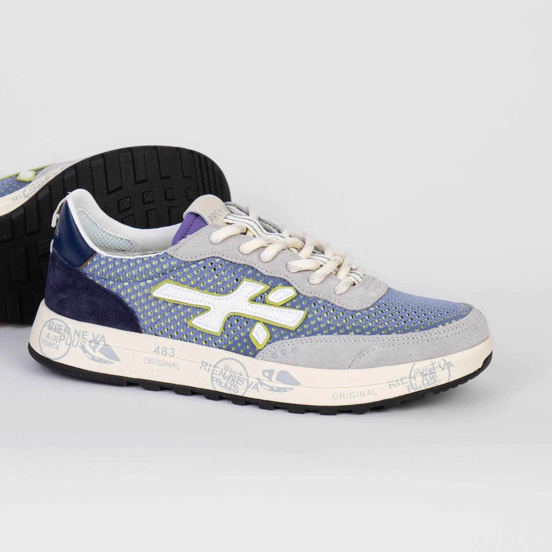 WHITE PREMIATA SNEAKERS NOUS 6699
