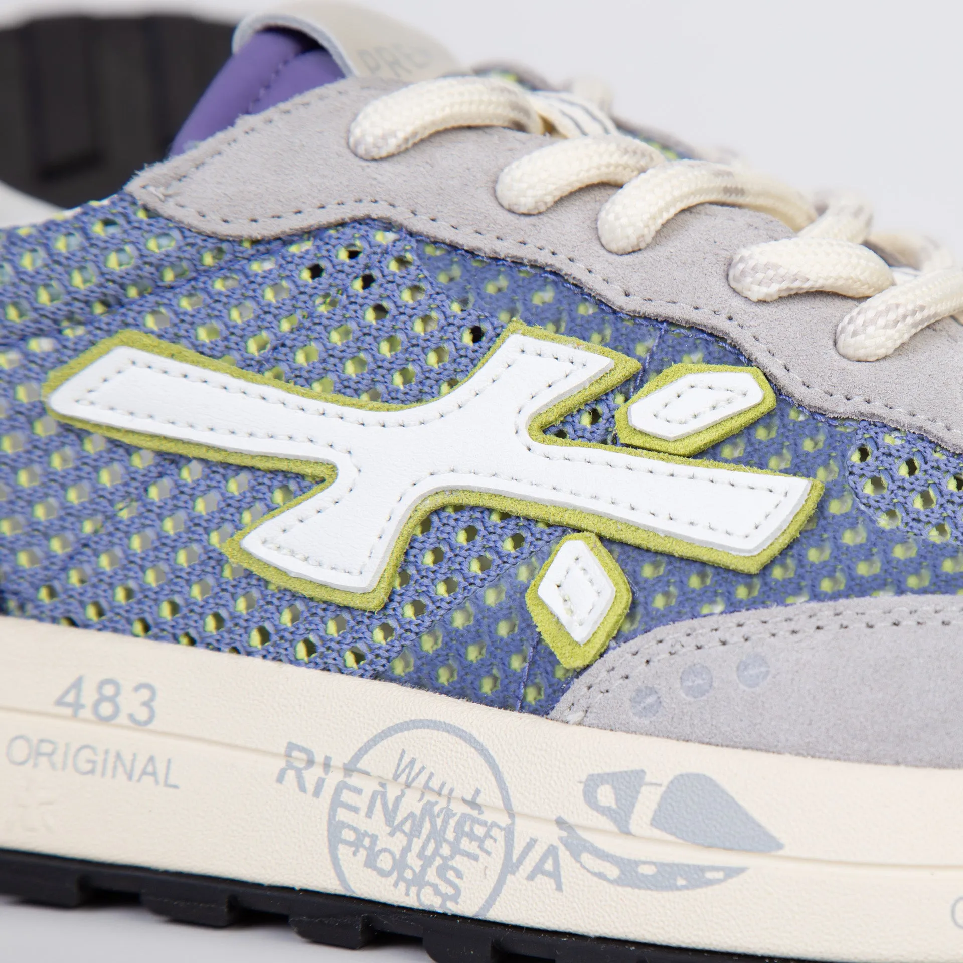 WHITE PREMIATA SNEAKERS NOUS 6699