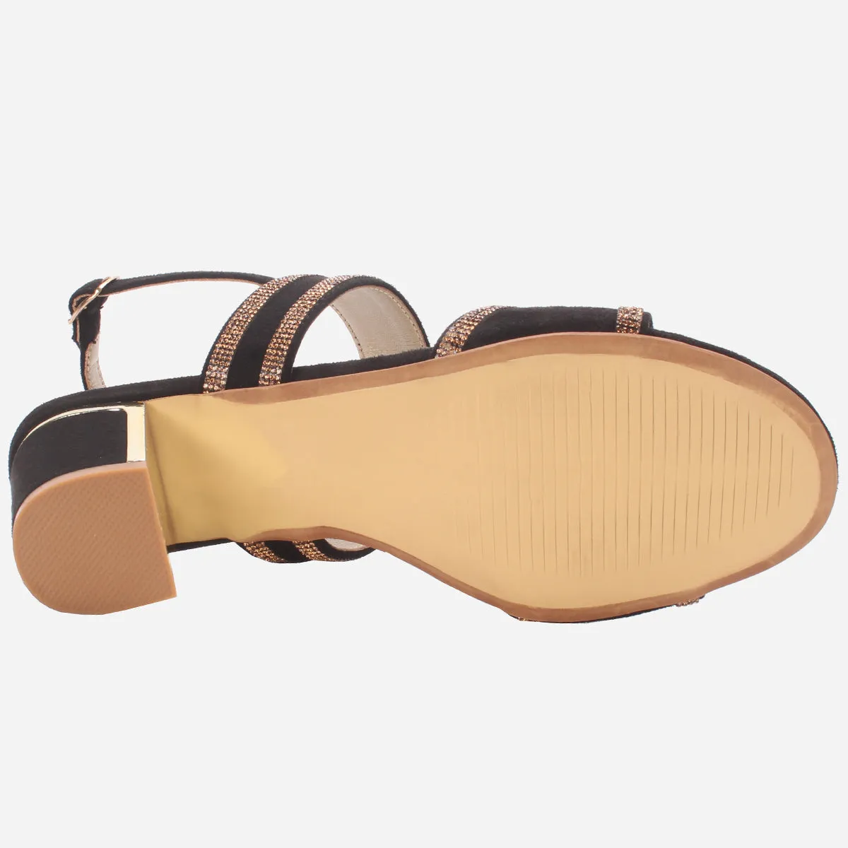 Women "CHAPIN" Shimmery Open Toe Sandals