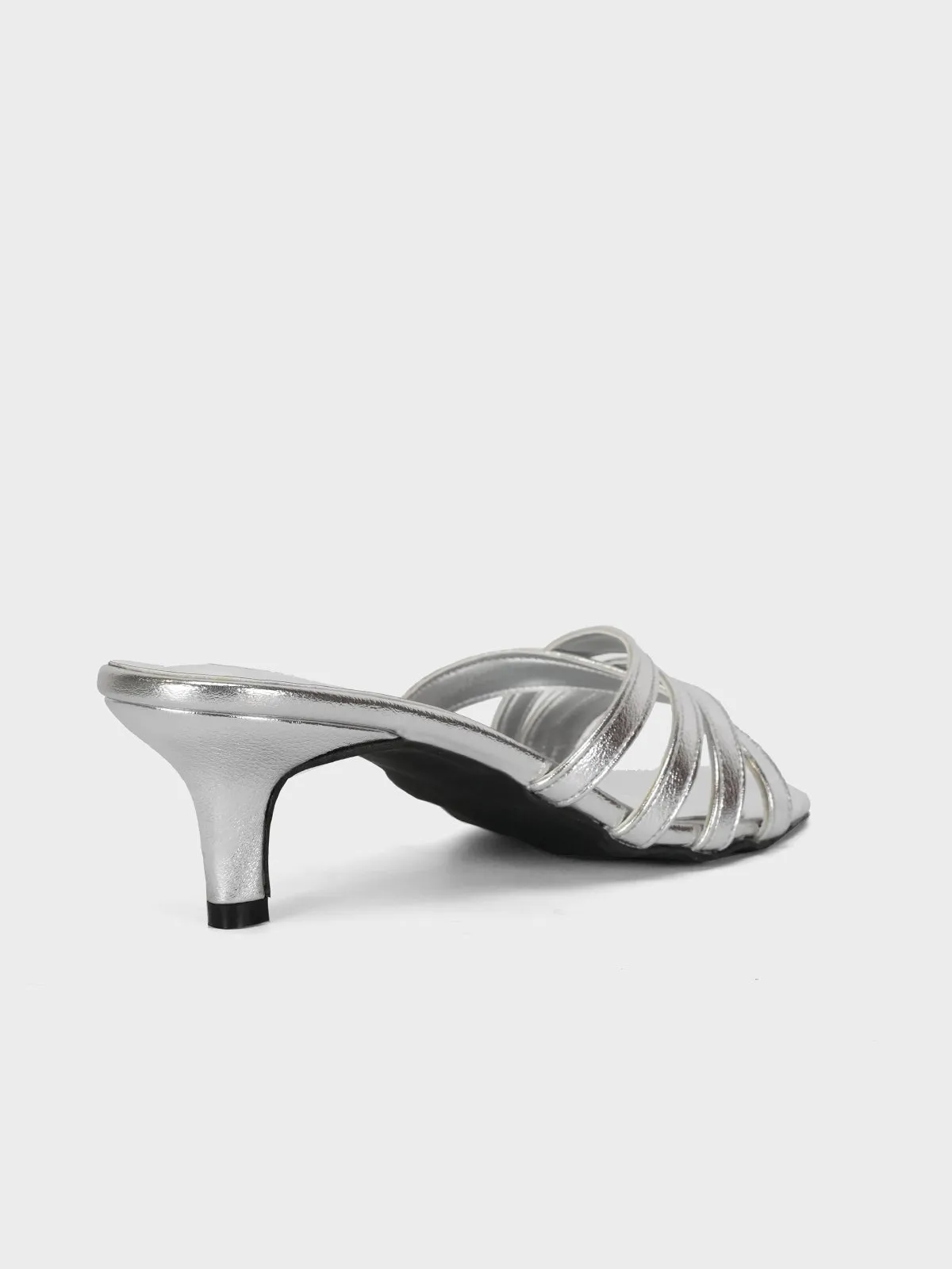 Women "SUMUS" Shiny Slip On Sandals