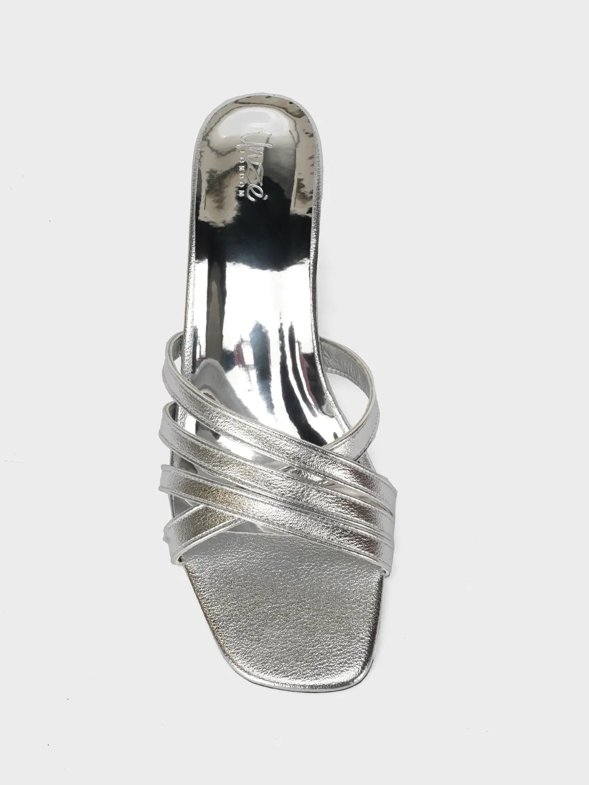 Women "SUMUS" Shiny Slip On Sandals