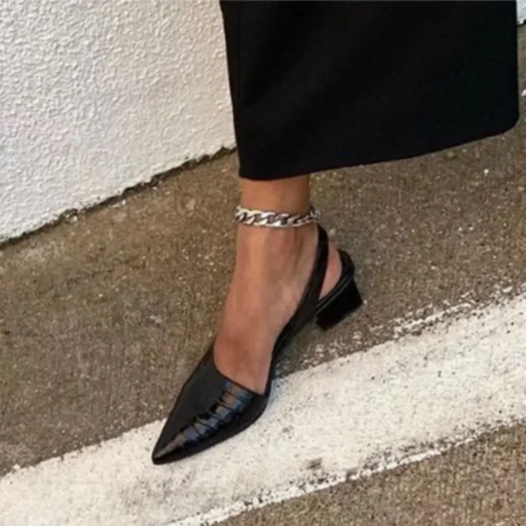 Women's Elegant Closed Toe Sandal | Heeled
