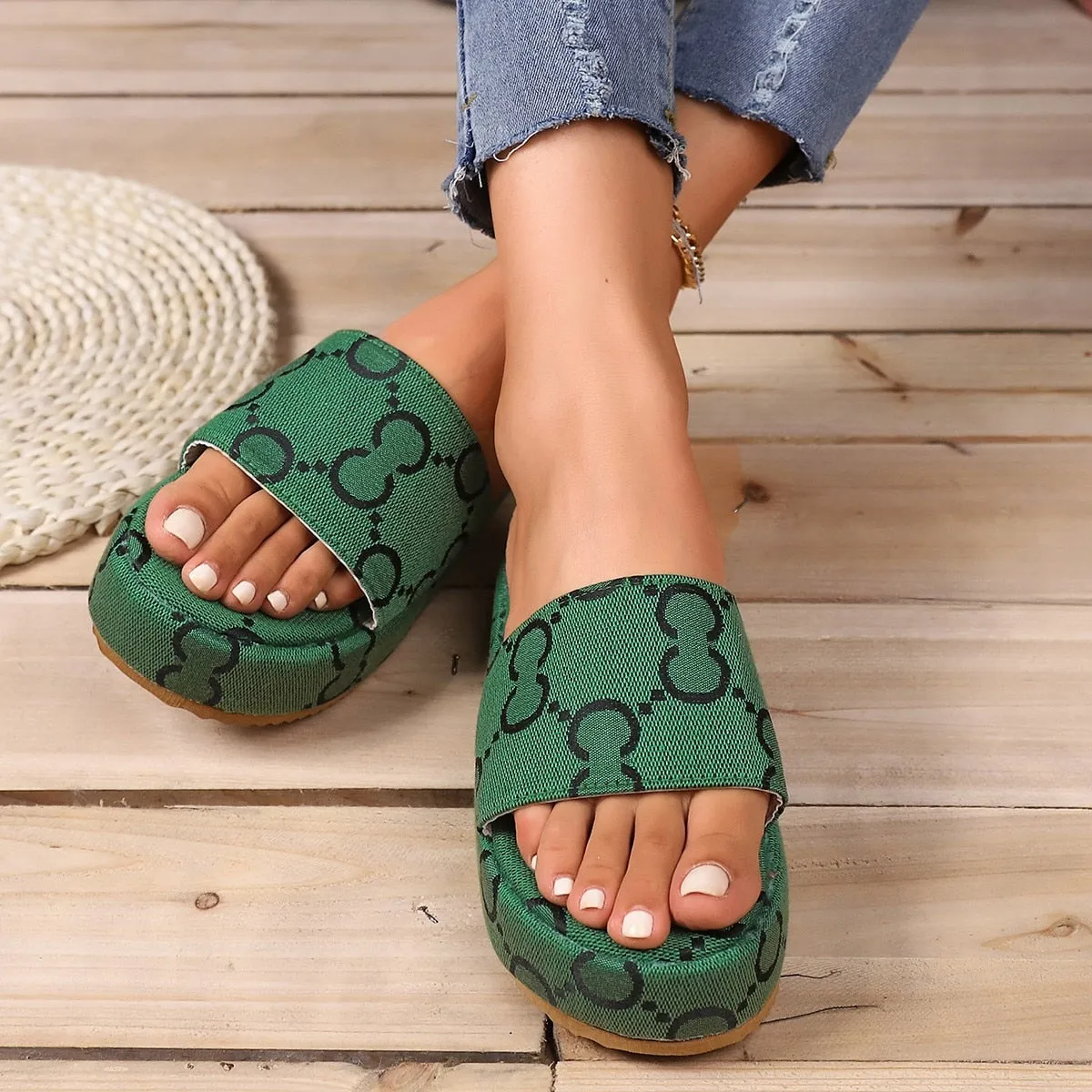 Women's Espadrilles Sole Wedge Sandals