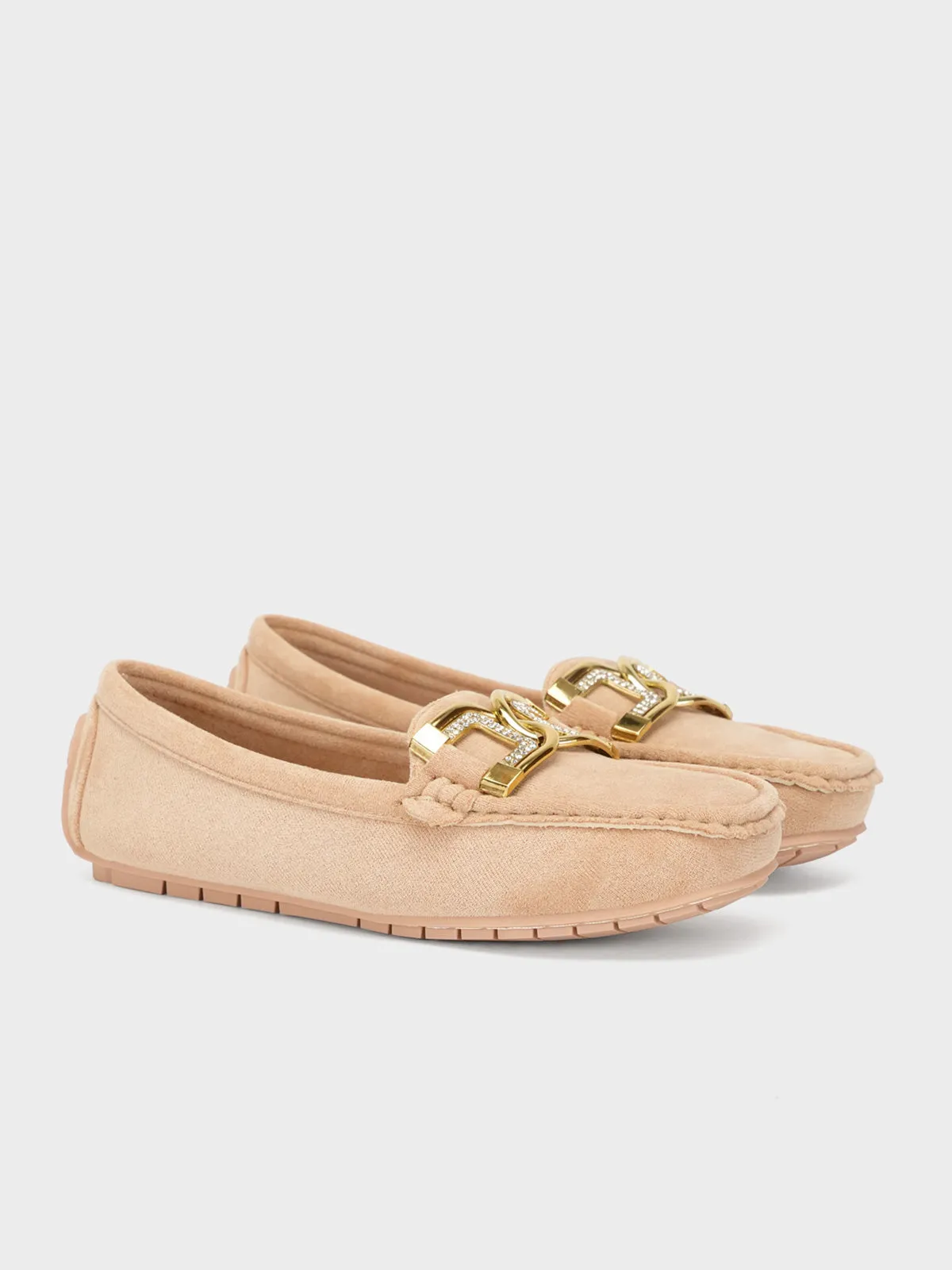 Womens "ALLIRA" Decorated Casual Moccasins