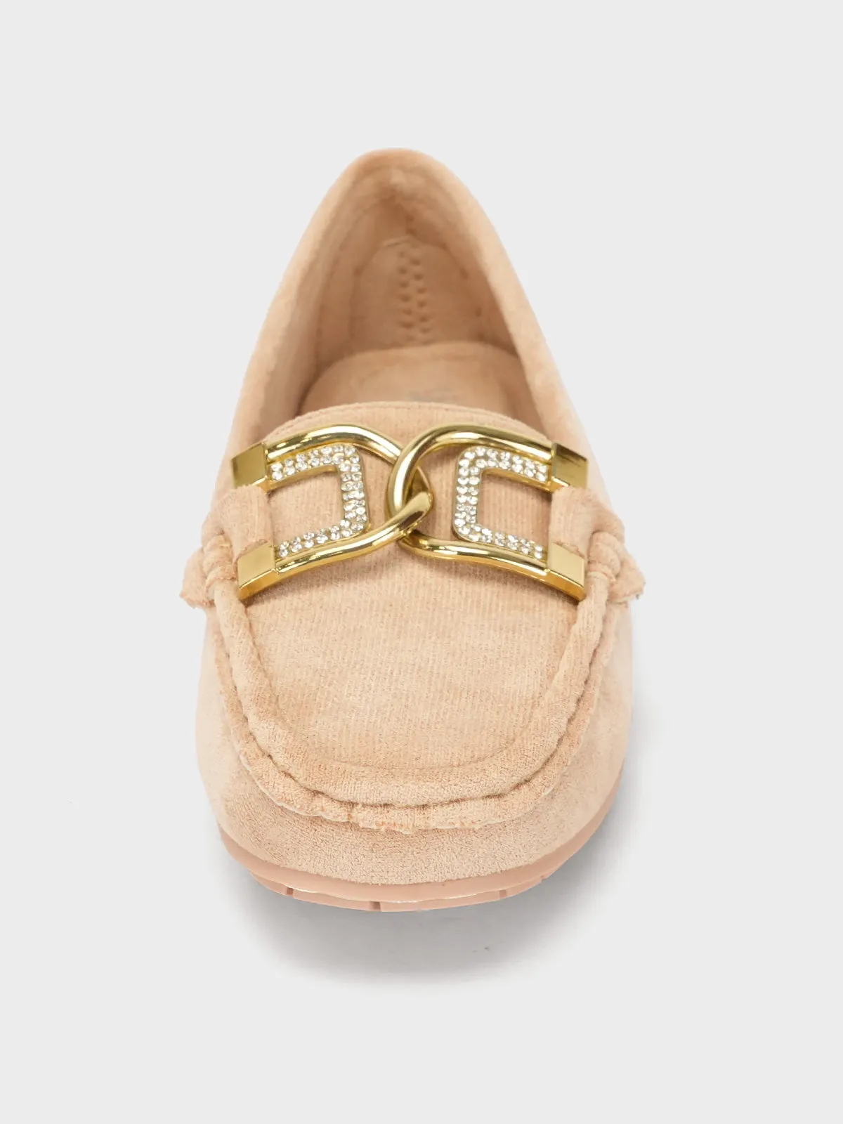 Womens "ALLIRA" Decorated Casual Moccasins