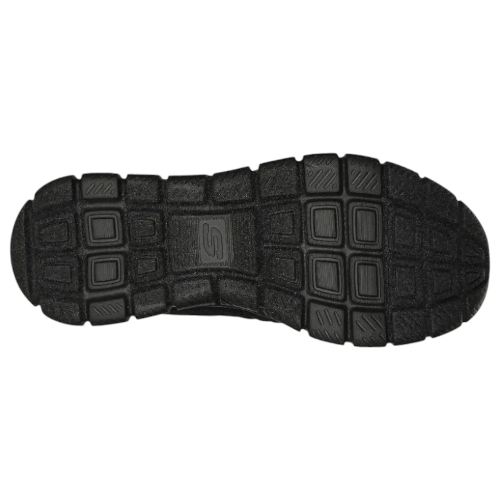 Womens Skechers Track New Staple Black Walking Shoes