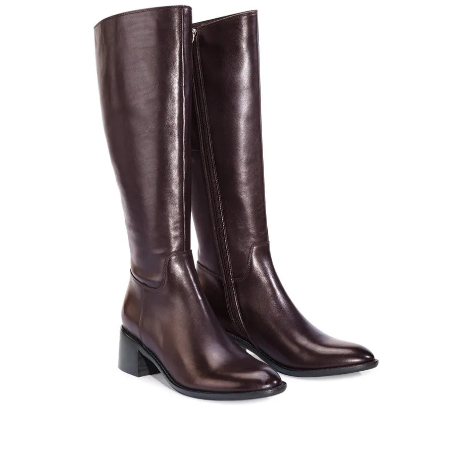 WYOMING LEATHER LONG BOOTS