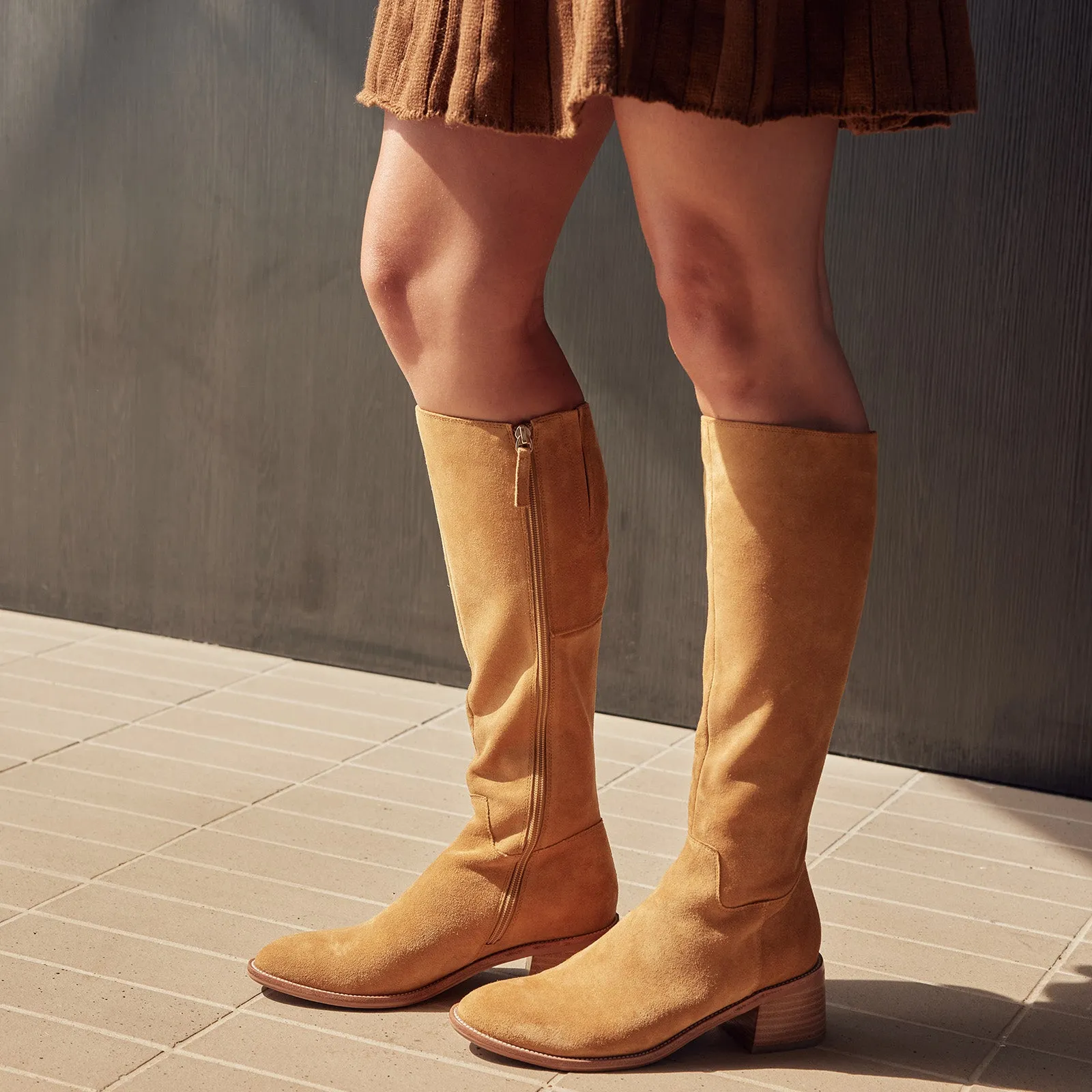 WYOMING LEATHER LONG BOOTS