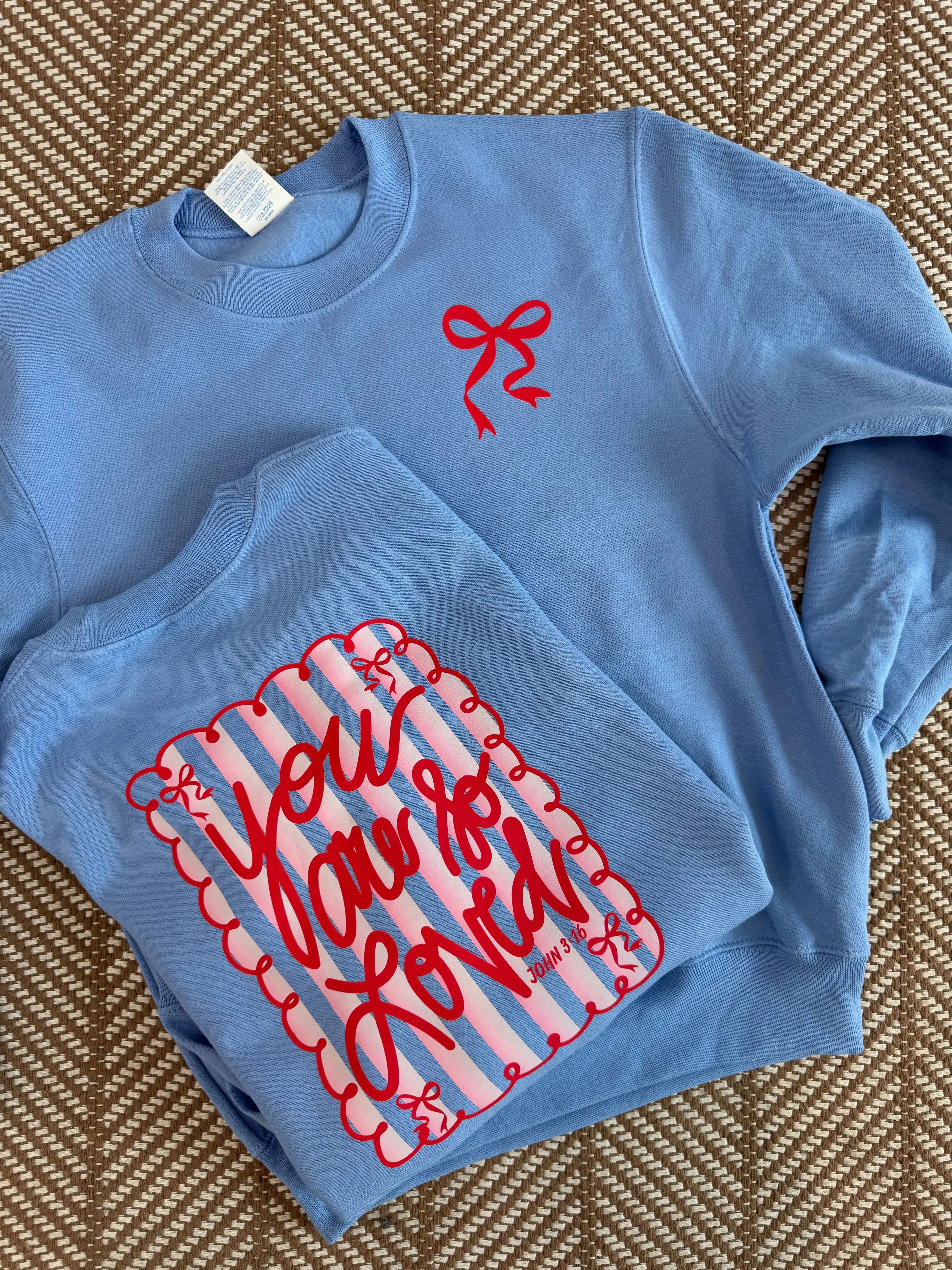 YOU ARE SO LOVED GIRLS CREWNECK