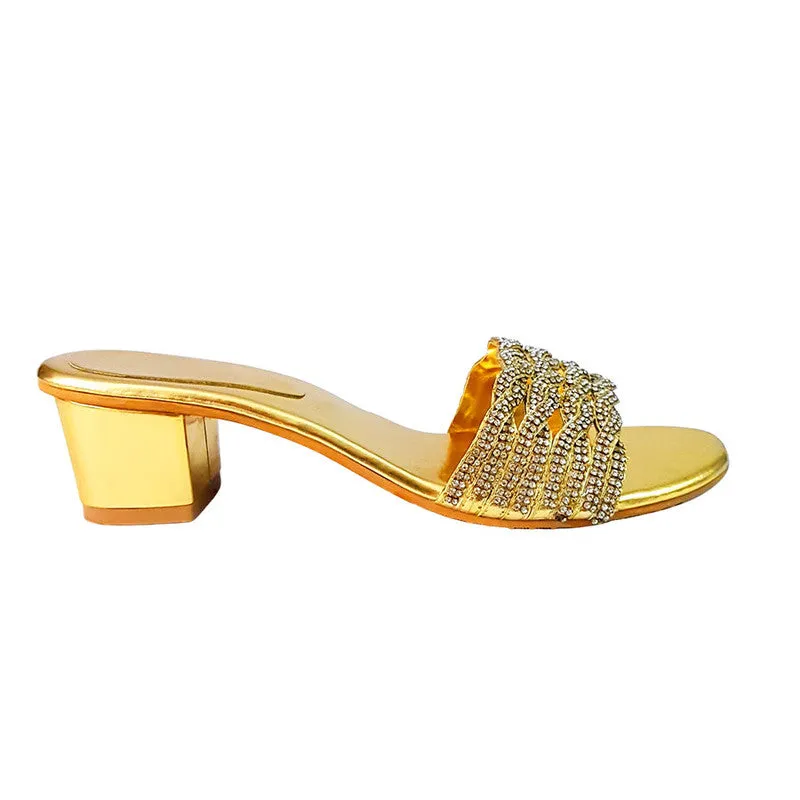 Zara Heels S42H - Gold