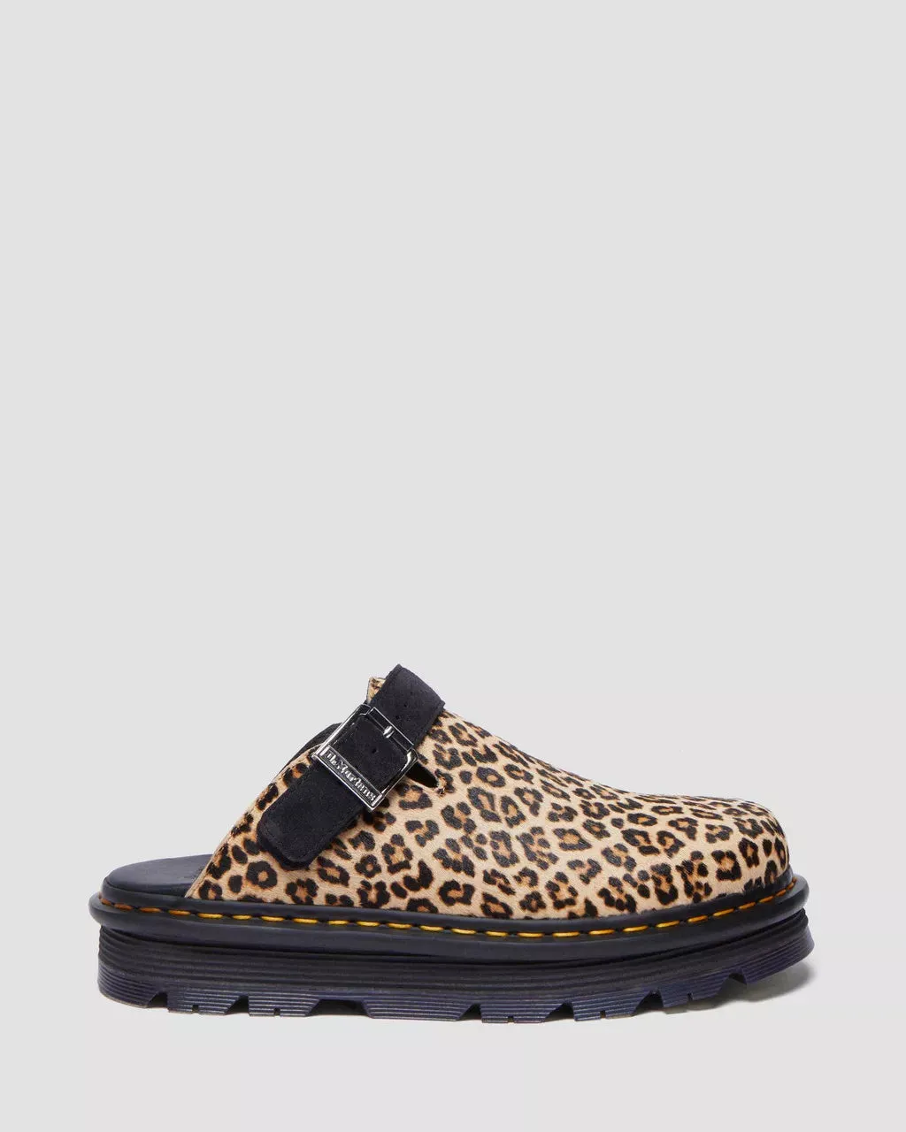 Zebzag Leopard Casual Slingback Platform Mules